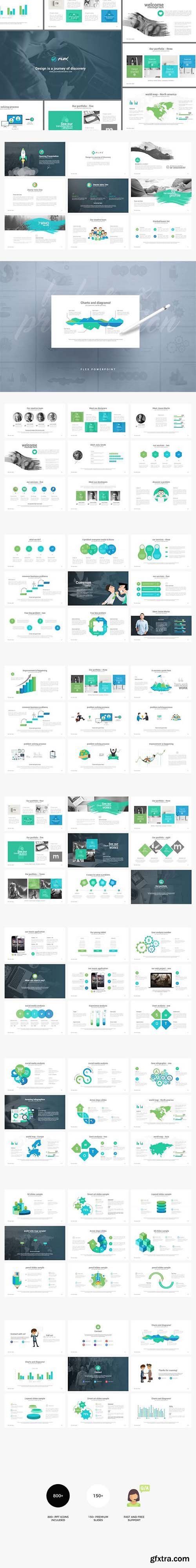 CreativeMarket - Flex Keynote Presentation Template 2146594