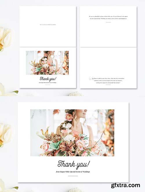 CreativeMarket - Wedding Planner Thank You Card 2146965