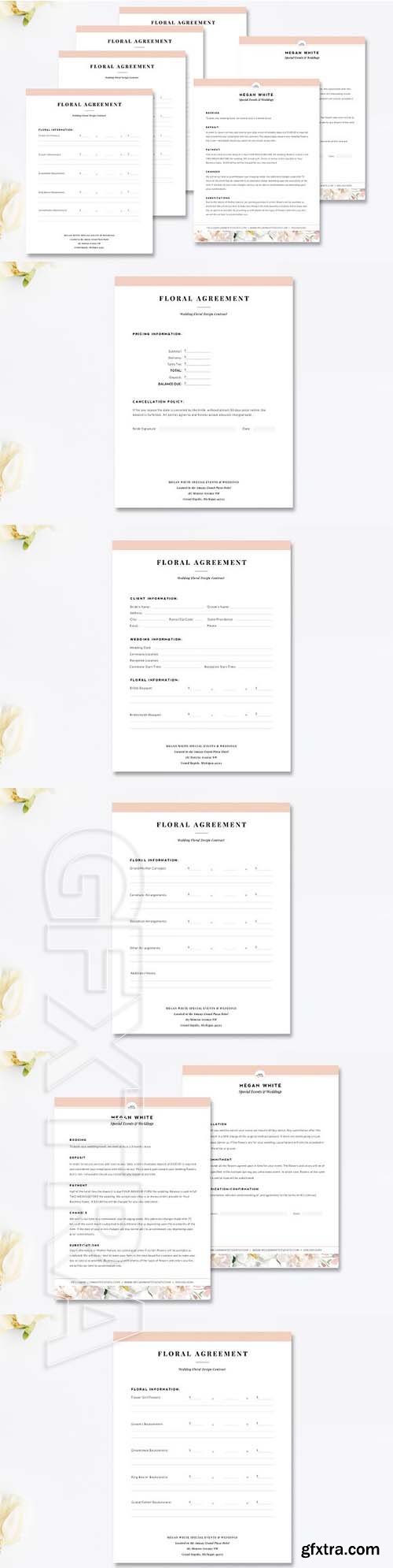 CreativeMarket - Business Marketing Forms Bundle 2143076