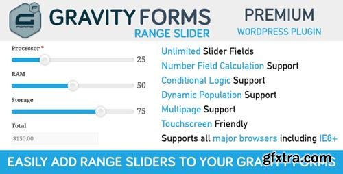 CodeCanyon - Gravity Forms Range Slider v1.1 - 20086722