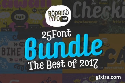 CreativeMarket Rodrigotypo 2017 Bundle 2156412