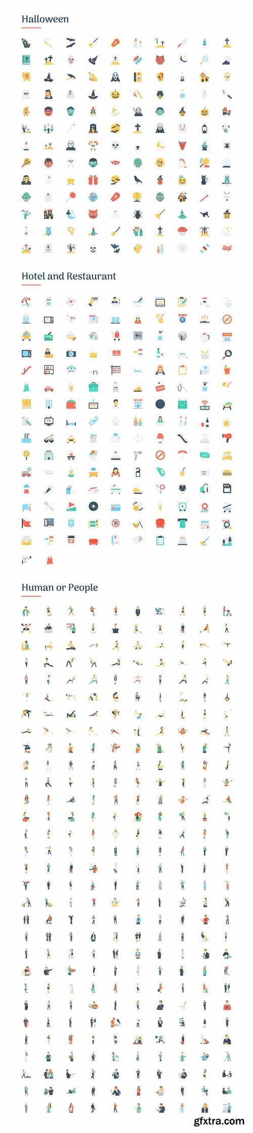 CM - 6150 Flat Icons Bundle 2157129