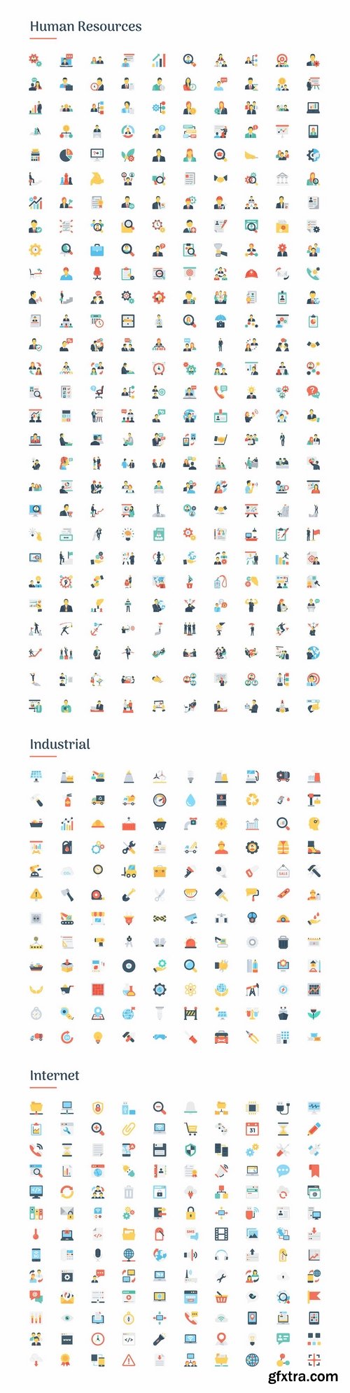 CM - 6150 Flat Icons Bundle 2157129