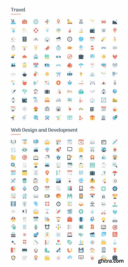 CM - 6150 Flat Icons Bundle 2157129