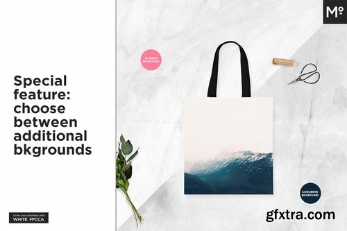 CM - Canvas Tote Bag Mock-ups Set 2157127