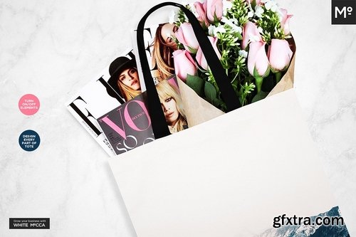 CM - Canvas Tote Bag Mock-ups Set 2157127