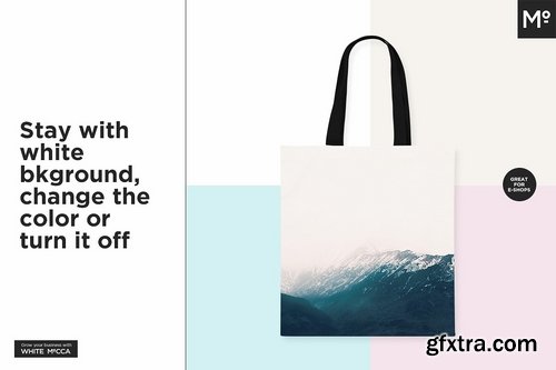 CM - Canvas Tote Bag Mock-ups Set 2157127