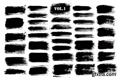 CM - Brush Strokes Bundle PNG+Vector 2149453