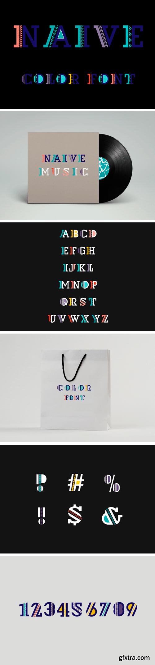 Naive Color Font