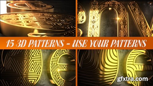 Videohive Glaring Pattern Maker Logo Reveal 20932683