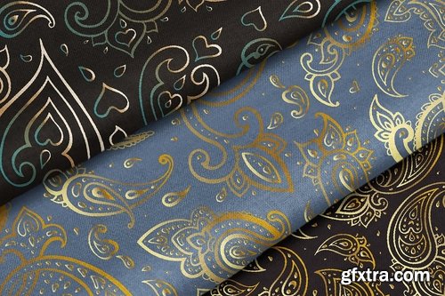 CM - Paisley Golden Patterns 2121583