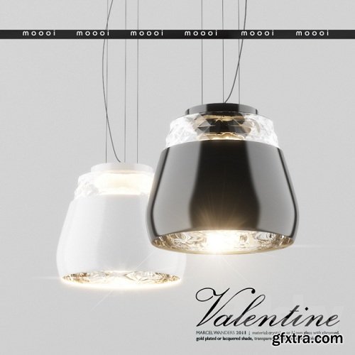 Hanging lamp MOOOI Valentine 3d Model