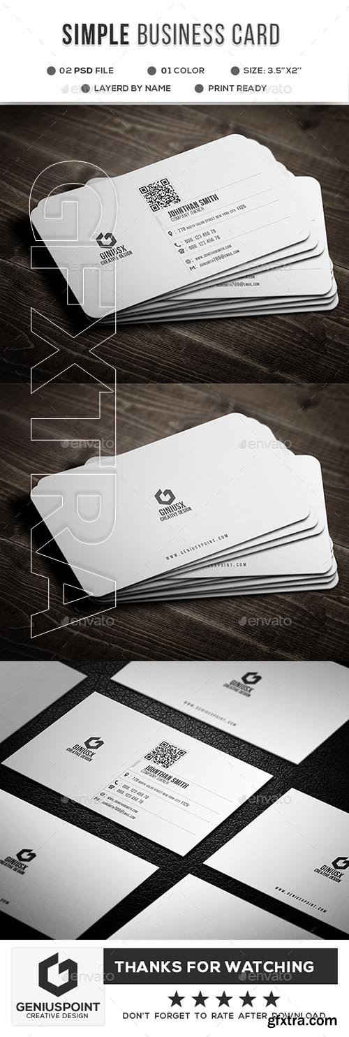 GraphicRiver - Simple Business Crad 21149214