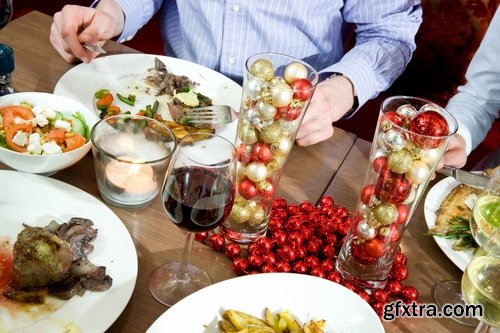 Christmas table setting banquet celebration feast fork spoon table Pibor 25 HQ Jpeg