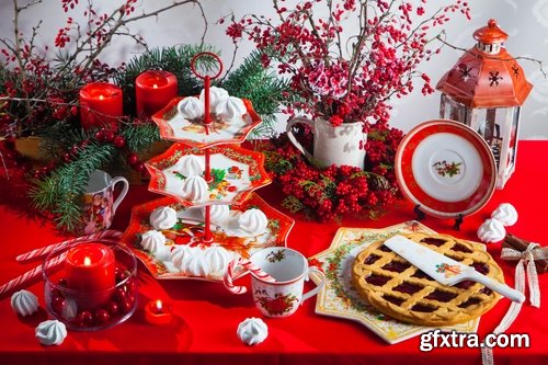 Christmas table setting banquet celebration feast fork spoon table Pibor 25 HQ Jpeg