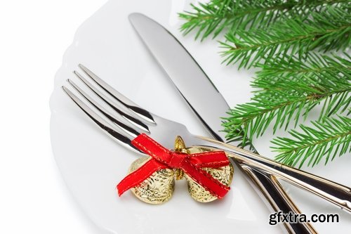 Christmas table setting banquet celebration feast fork spoon table Pibor 25 HQ Jpeg