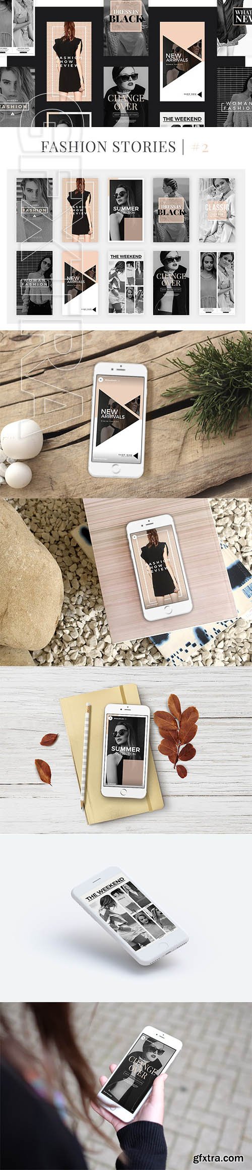 CreativeMarket - Fashion Instagram Stories V2 2161293