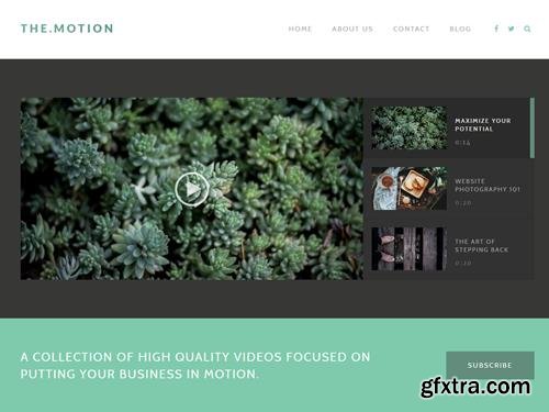 TheMotion v1.2.7 - Video Blogging Theme - CM 969474