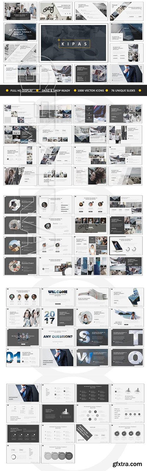 CreativeMarket - Kipas Creative Powerpoint 2145475