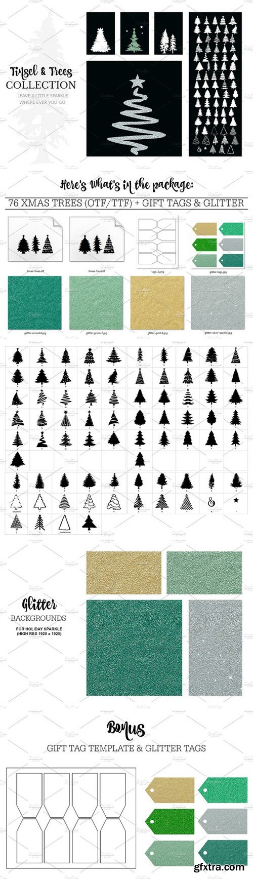 CM - Christmas Trees Font 2121828