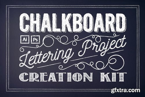 CM - Chalkboard Lettering Project Kit 1898148