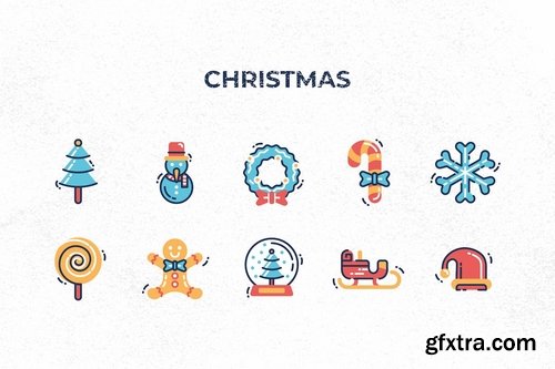 120 Holiday Icons