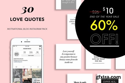 CM - 30 Love Quote Instagram Pack 2148724