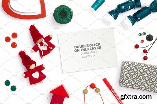 CM - Christmas Card Mockups 2155977