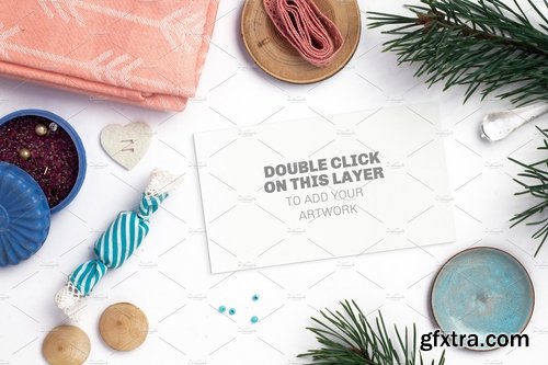 CM - Christmas Card Mockups 2155977