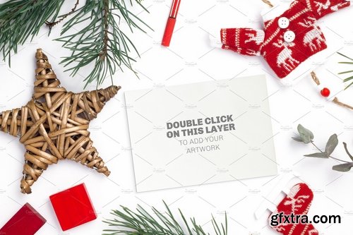 CM - Christmas Card Mockups 2155977