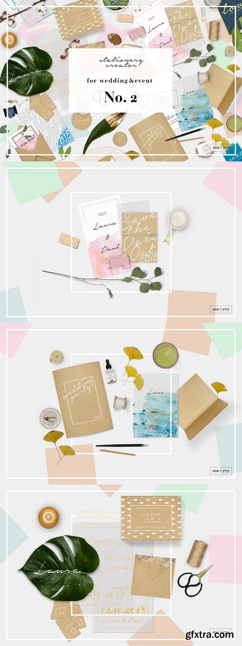 CM - scene creator no.2 - wedding flatlay 1916794