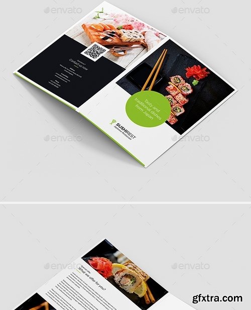 GraphicRiver - Brochure – Sushi Restaurant Bi-Fold 21151666