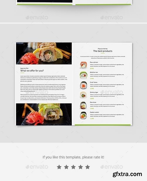 GraphicRiver - Brochure – Sushi Restaurant Bi-Fold 21151666