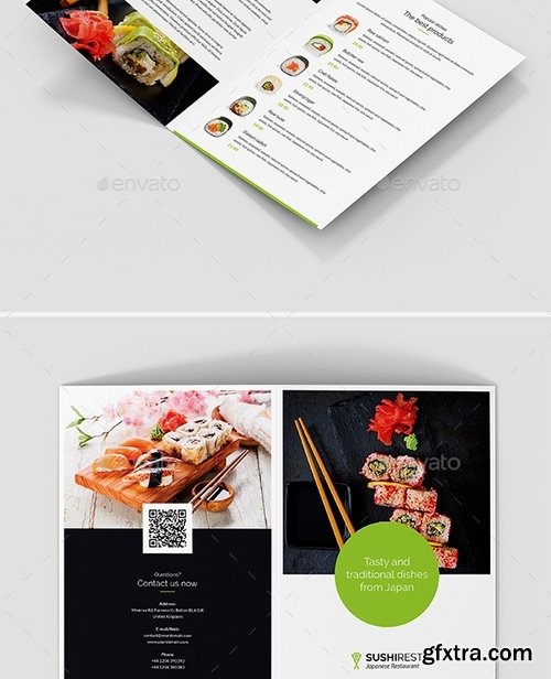 GraphicRiver - Brochure – Sushi Restaurant Bi-Fold 21151666