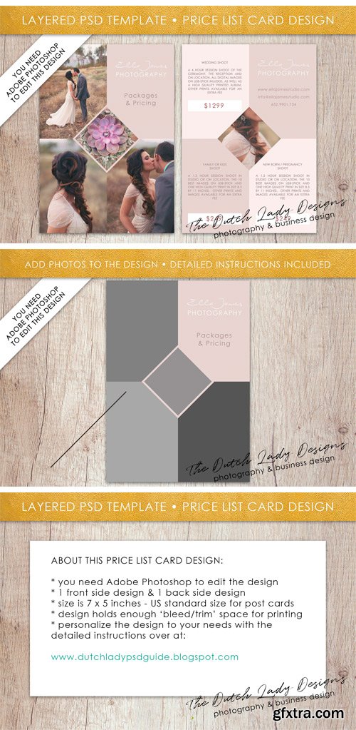 CM - PSD Photo Price Card Template #7 2164262