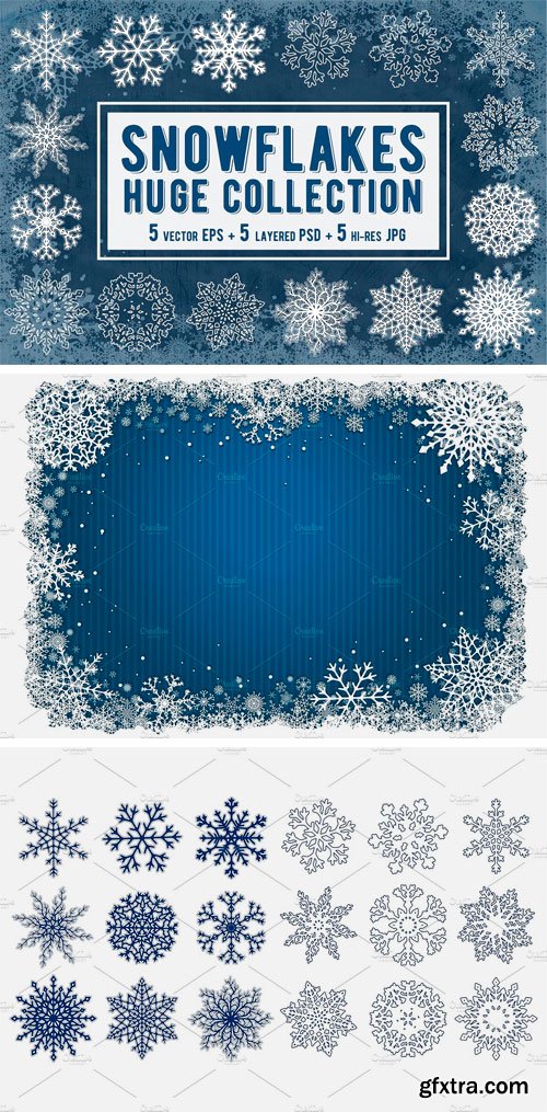 CM - Snowflakes Collection. Vector 2084969