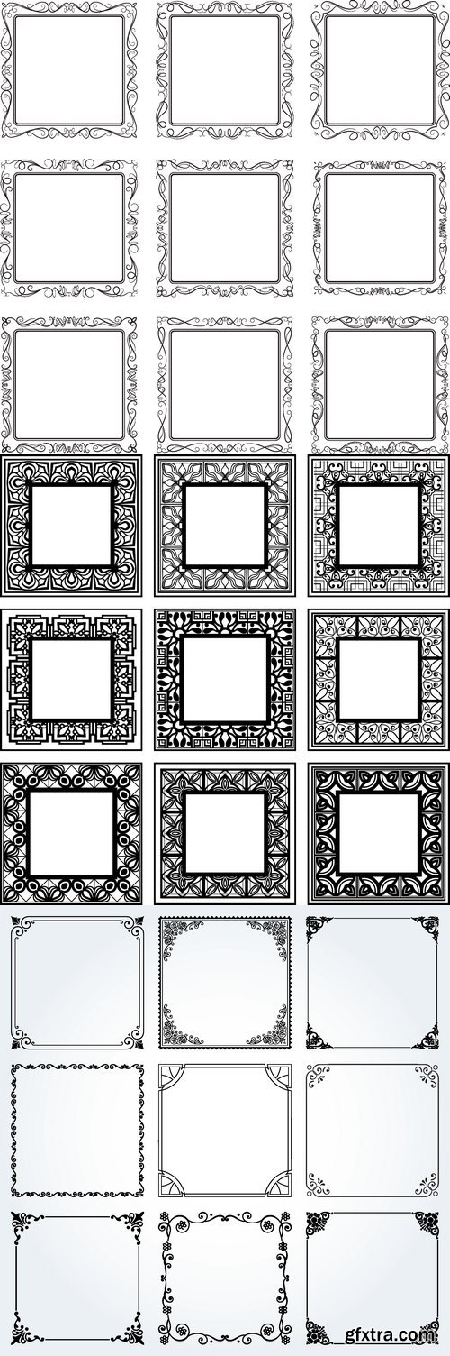 Vectors - Ornate Vintage Frames 53