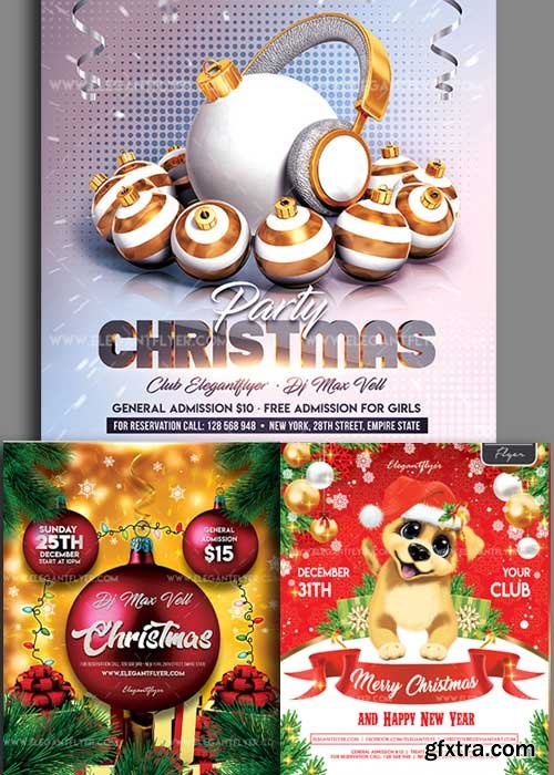 Christmas Flyer V14 3in1 Flyer Template