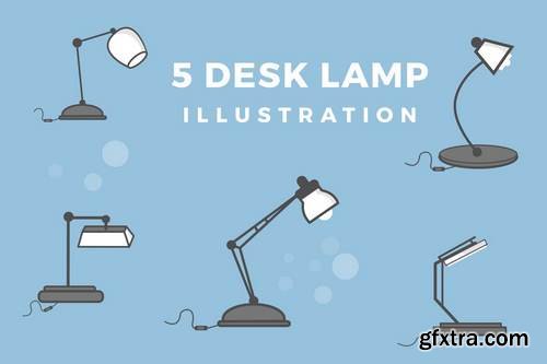 Desk Lamp Illustration