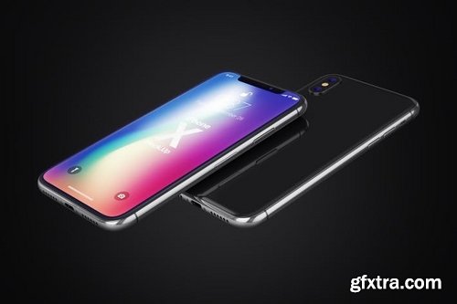 Phone X Realistic Mock-Ups