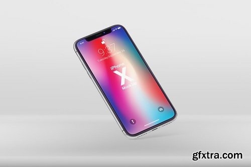 Phone X Realistic Mock-Ups