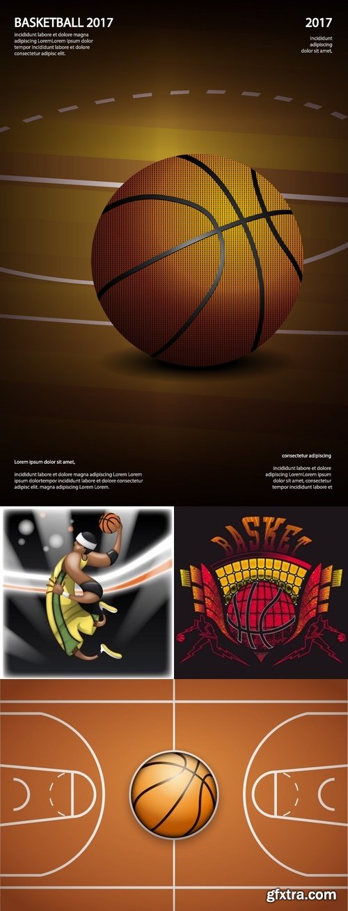 Vectors - Creative Basketball Backgrounds 9