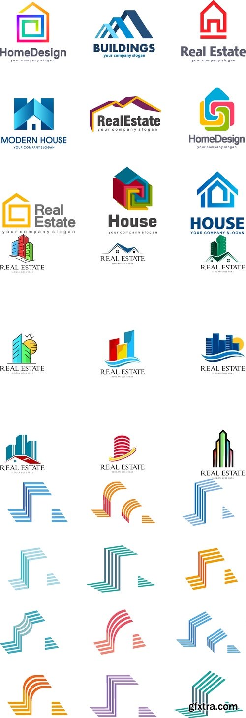 Vectors - Real Estate Logo Set 81