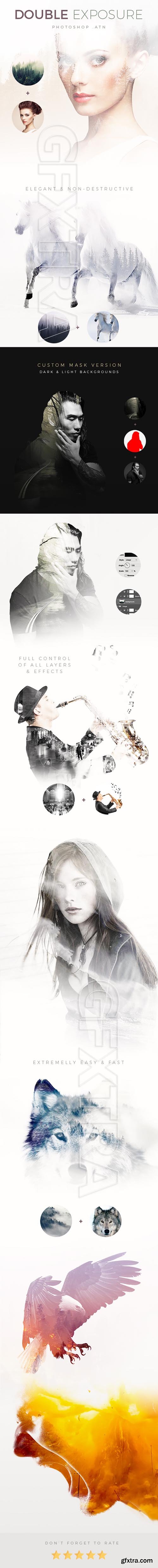 GraphicRiver - Elegant Double Exposure - Light & Dark Background 21163689