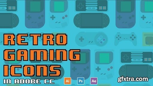 Retro Gaming Icons in Adobe CC 17
