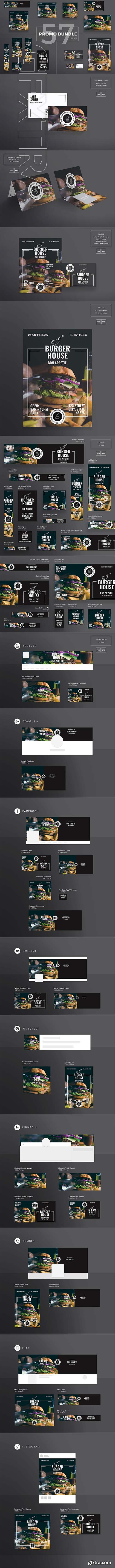 CreativeMarket - Promo Bundle Burger House 2171649