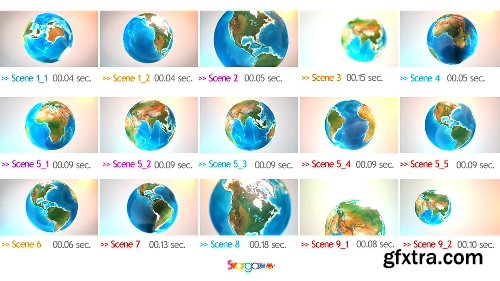 Videohive Earth Blue Planet Pack 19348334