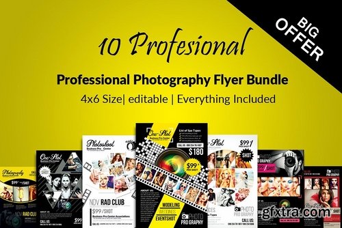 CM - 10 Photography Flyer Bundle 2134185