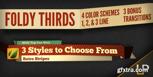 Videohive - Foldy Lower Thirds 1563945