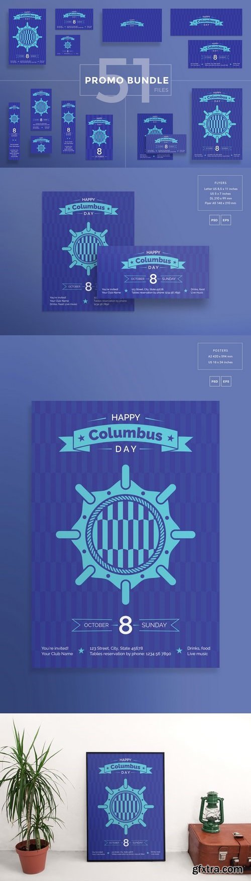 CM - Promo Bundle | Columbus Day 1849379